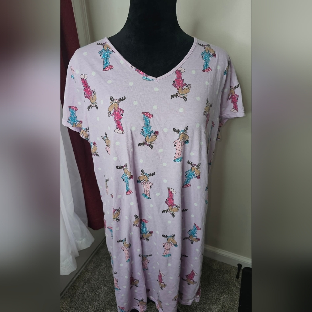 Secret Treasures Moose Gown Women's XL